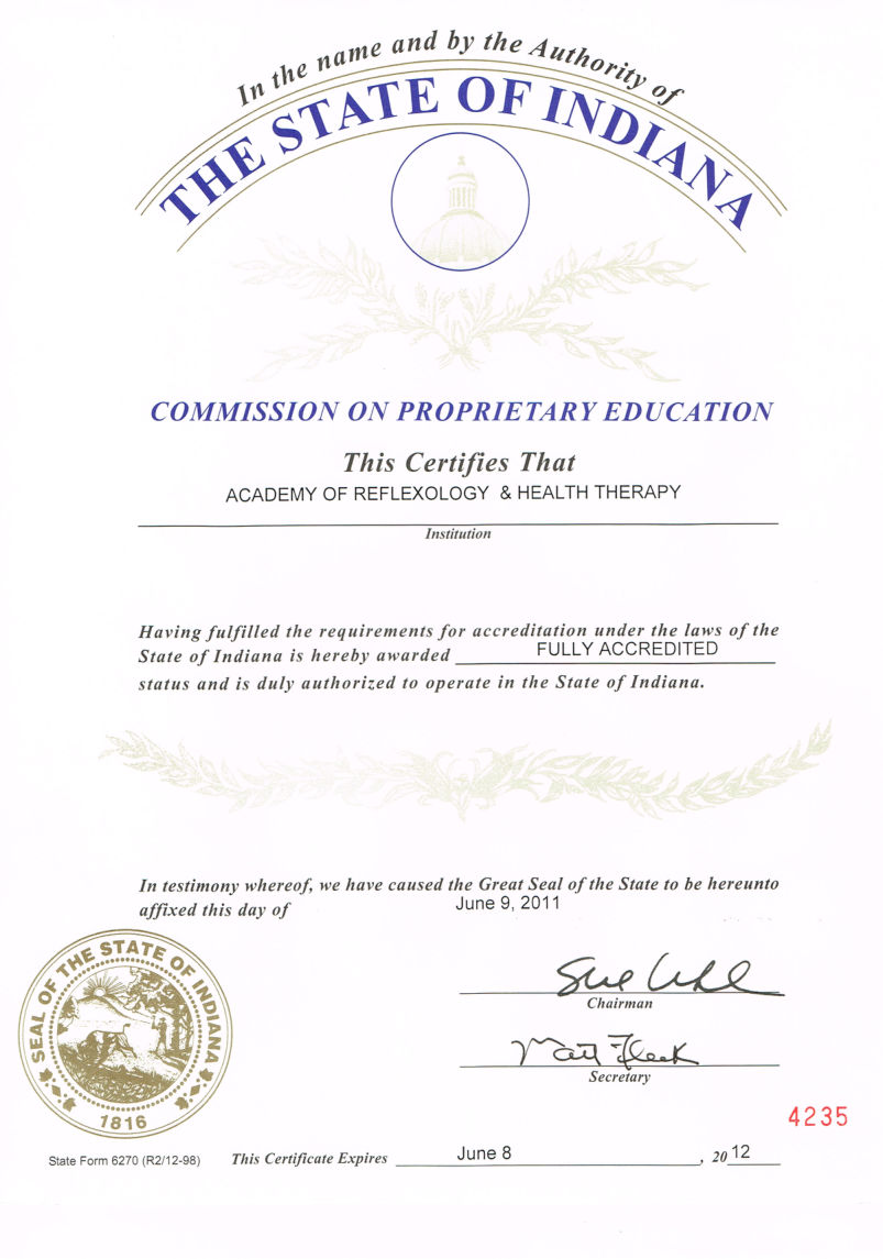 2011 Certificate