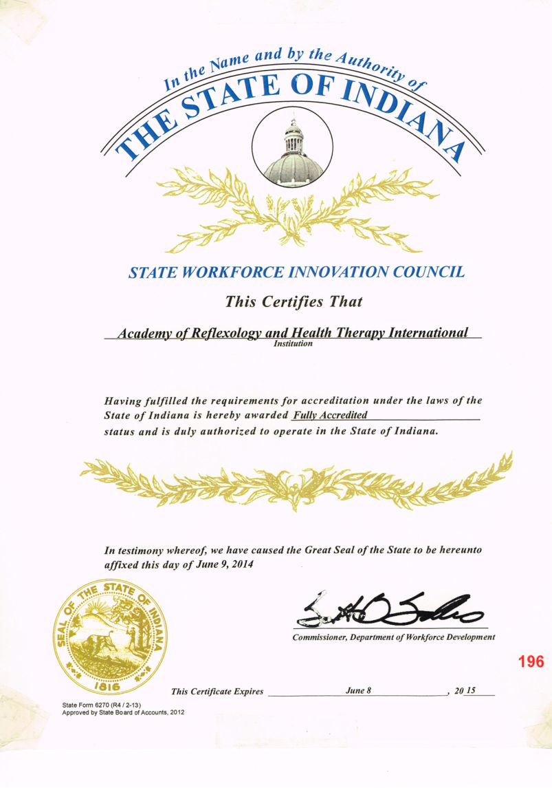 2014 Certificate