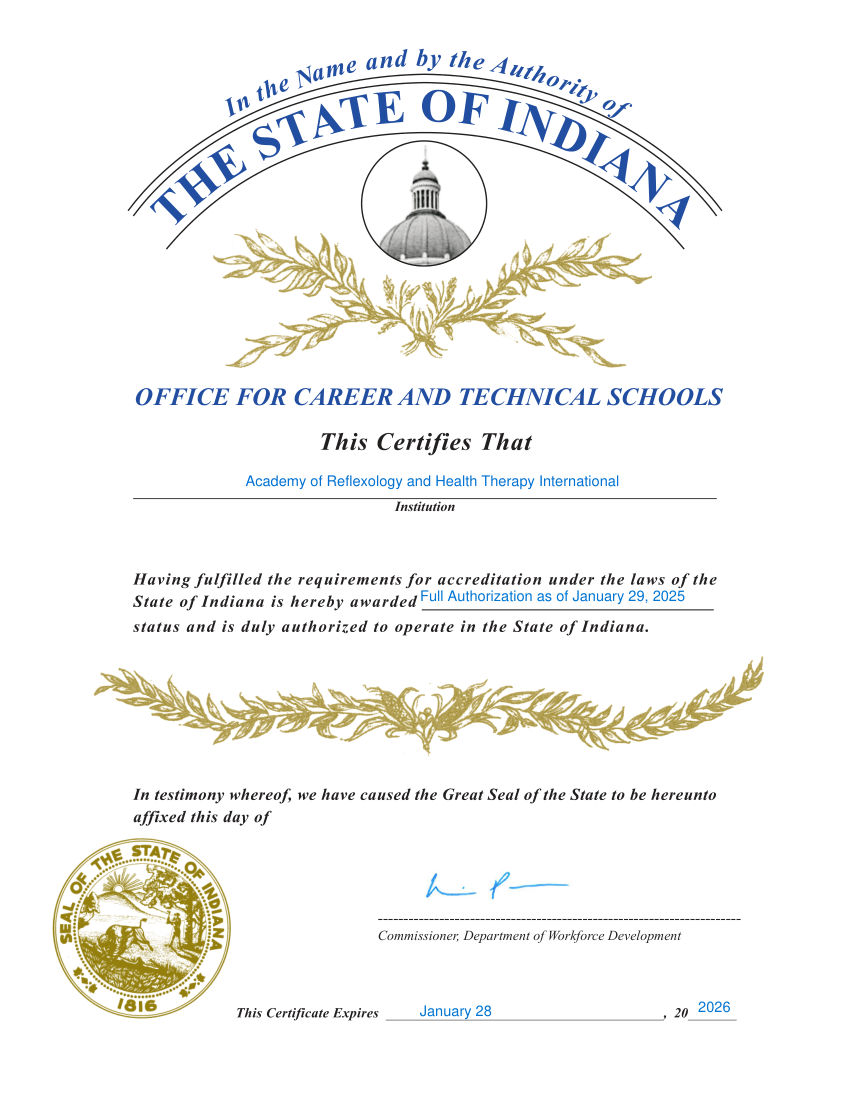 2025 Certificate